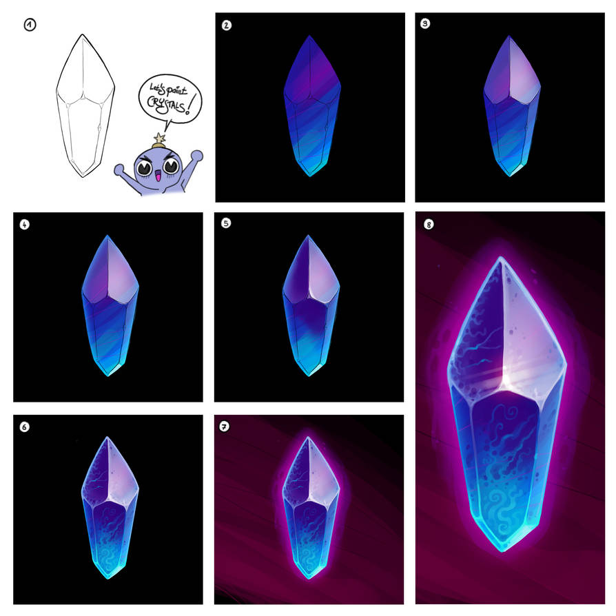 Enchanted Crystal Tutorial by gregor-kari on DeviantArt