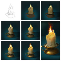 Spooky Candle Tutorial
