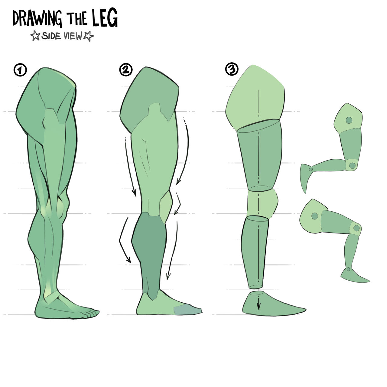 Sideview of the Leg by gregor-kari on DeviantArt