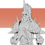 Knight of Swords - Closeup