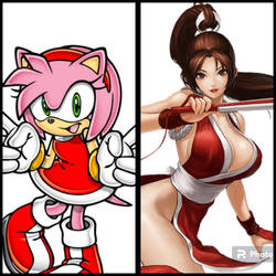 Sega vs SNK - Rivals: Amy Rose vs Mai Shiranui