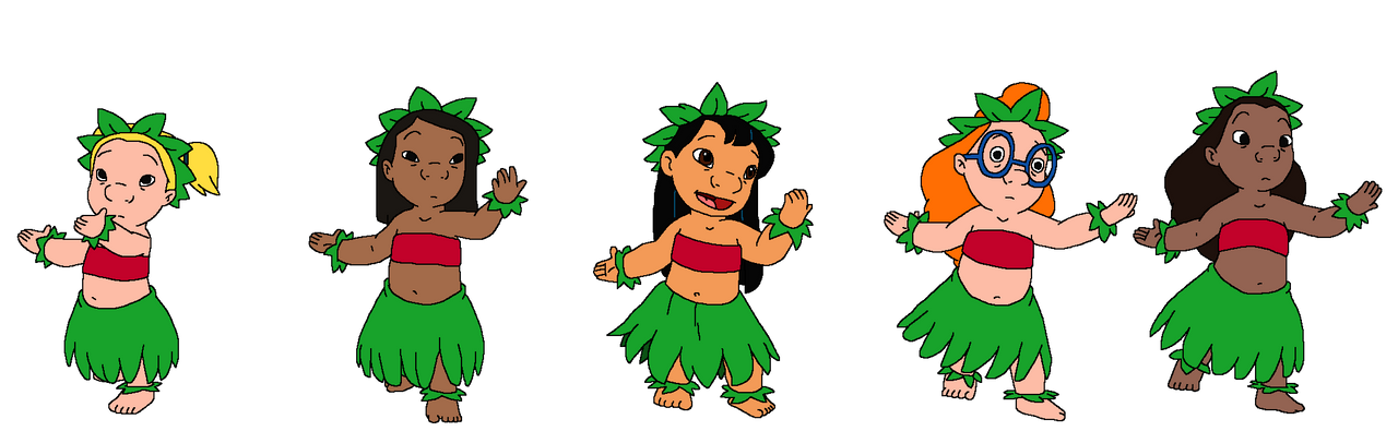 Lilo and Hula Girls by gamerlucho12 on DeviantArt