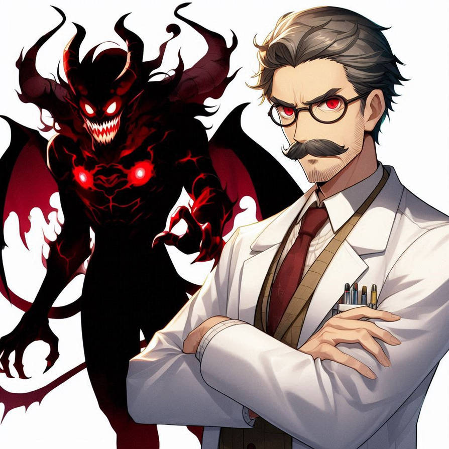 Dr. Colossal and the King Demon by gamerlucho12 on DeviantArt