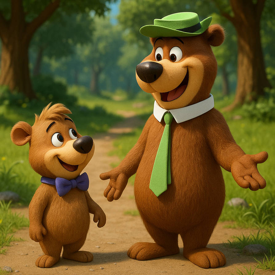 Boo Boo Ear Yogi Bear and Boo-Boo Bear (Kids Stars: WarnerVer. by gamerlucho12 on ...