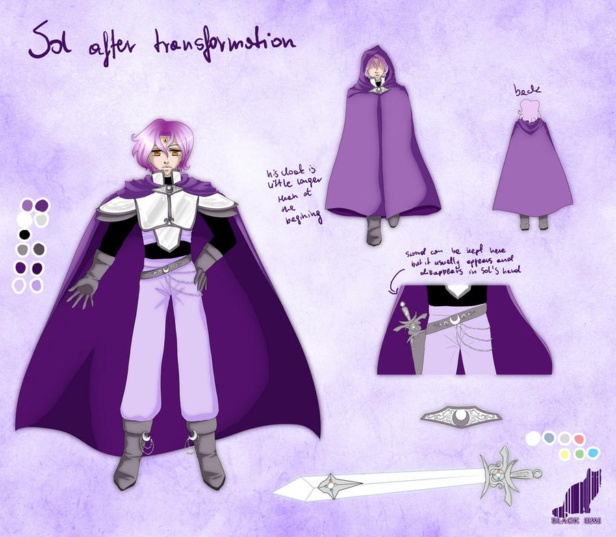 Sol Human Form Sol reference 2 by Black-Umi on DeviantArt