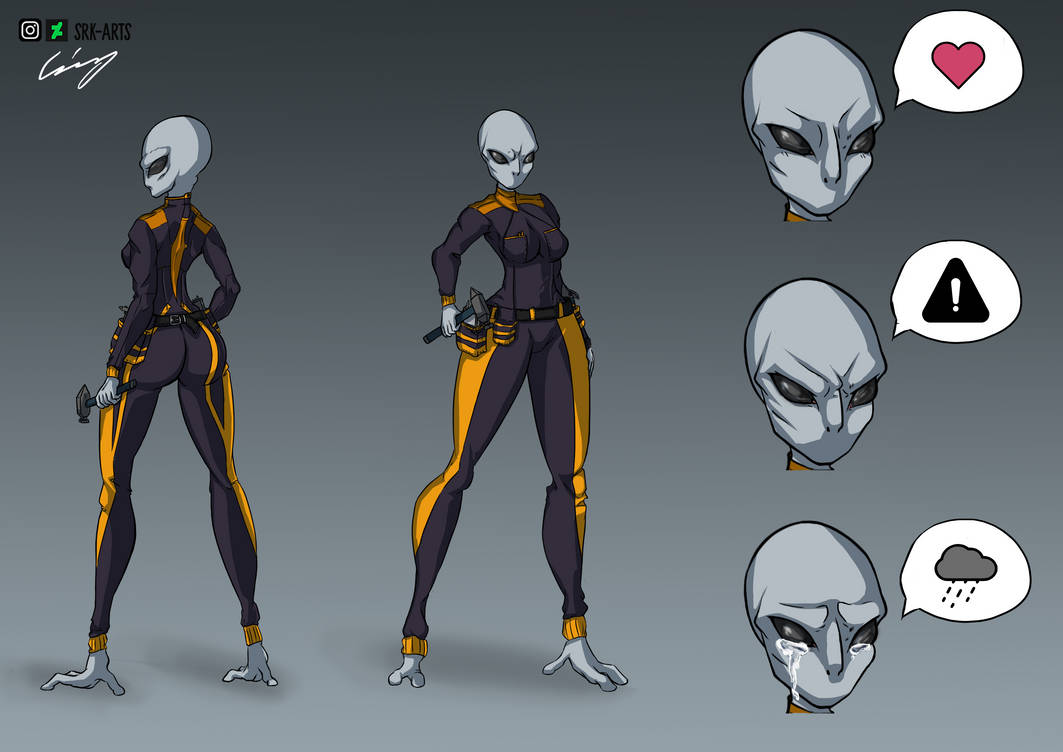 Alien Engineer by SRK-ARTS on DeviantArt