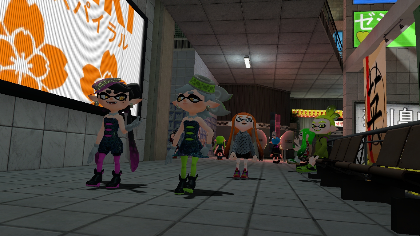 Some mall chats for the squid sisters