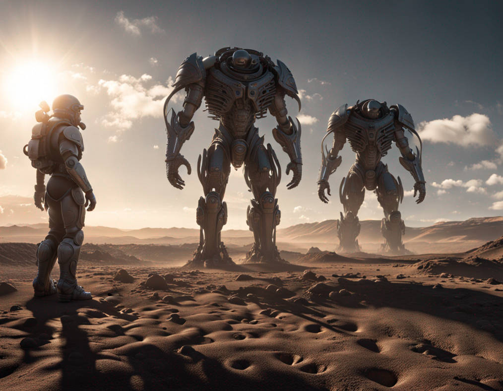 Kenshi inspired robot by user1 on DeviantArt