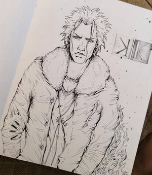 Mikoto Suoh inking