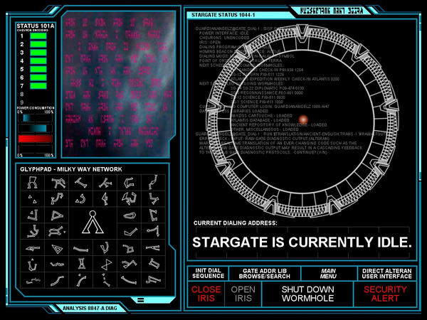 Stargate Computer Interface Stargate Dialing Program by guardianangelz on DeviantArt