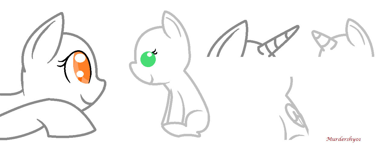 Mlp Base Mom and Baby by MurderShy01 on DeviantArt