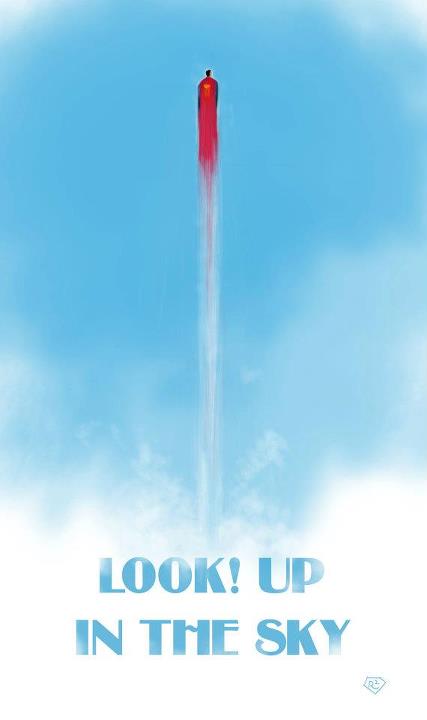 look up in the sky