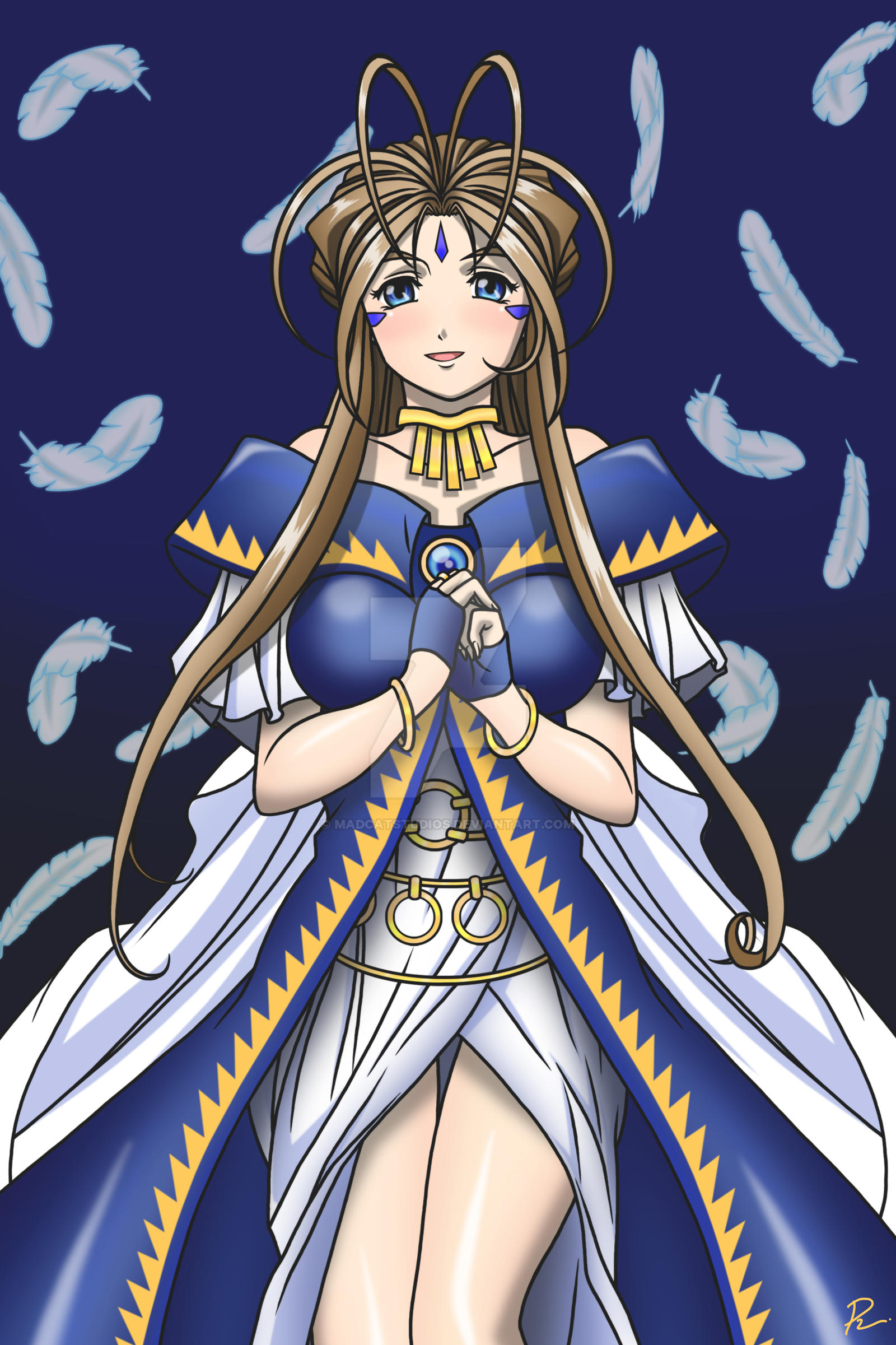 Belldandy Racing Belldandy by Madcatstudios on DeviantArt