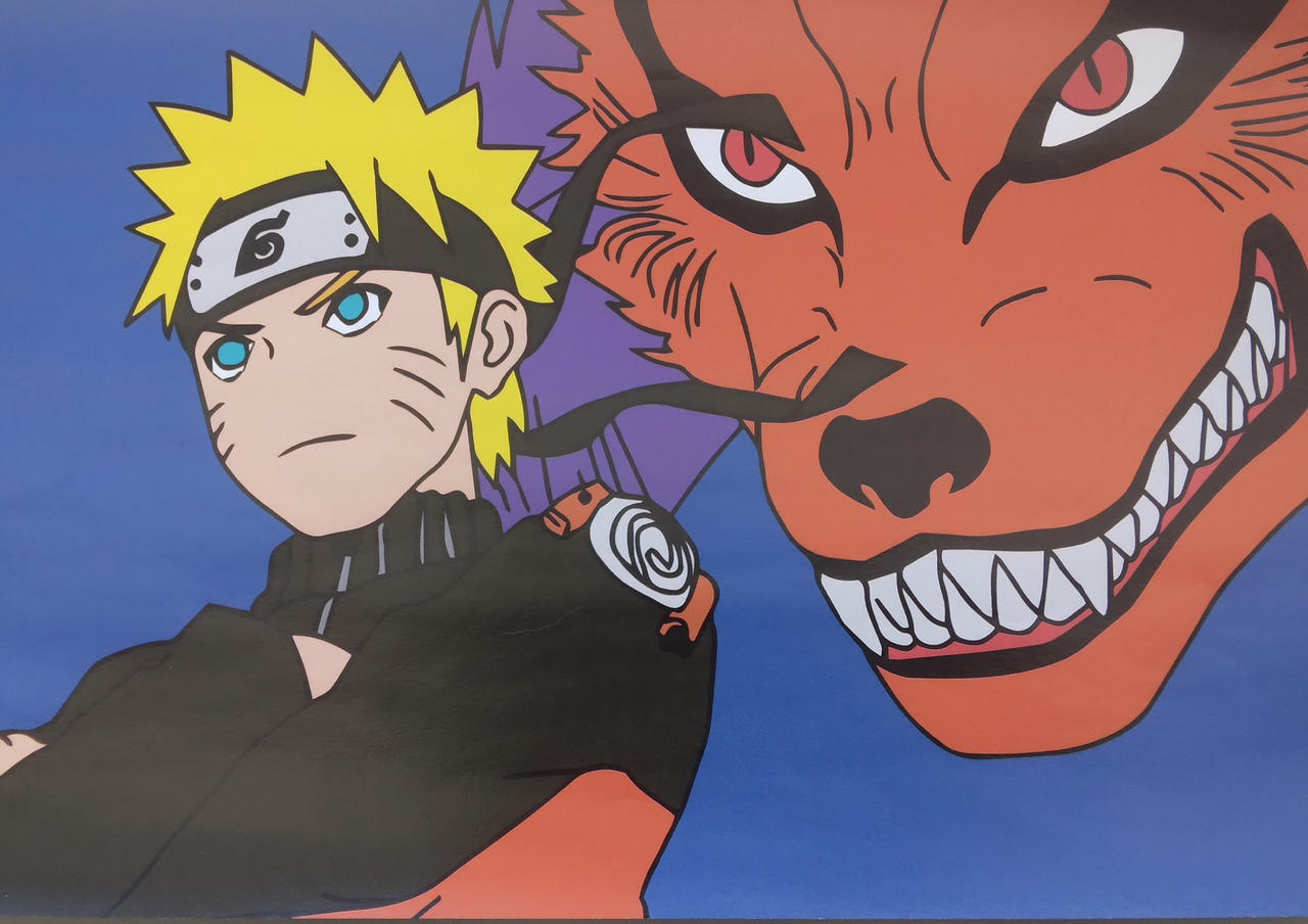 Naruto Shippuden – Colorindo Anime Naruto and Kurama - Cartoons