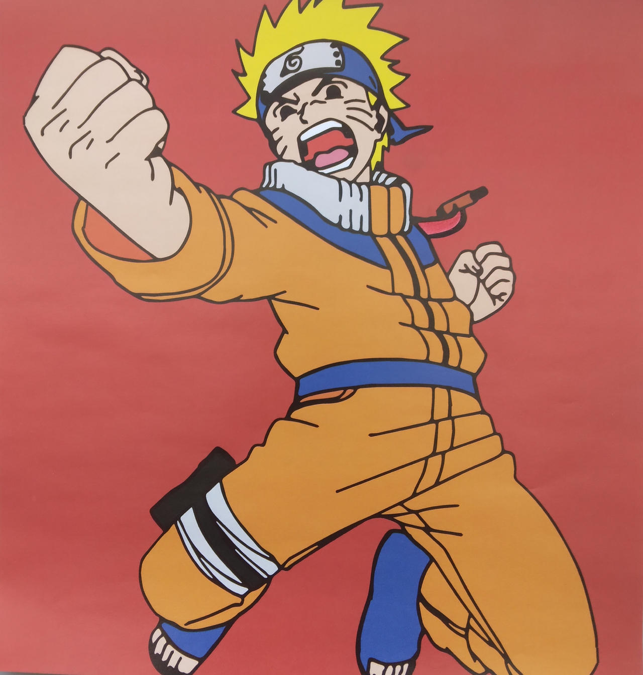 Uzumaki Naruto, Painting by Reed Toni