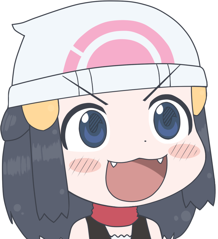 Pokemon Dawn Cute Kawaii Chibi Funny Anime Video Game Emotes -  Denmark