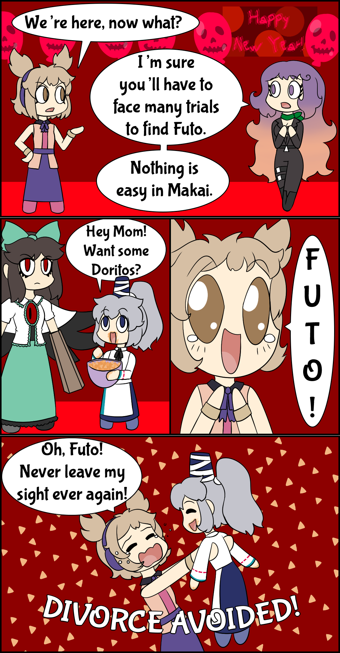 Futo Rope Touhou Comic - The quest for futo ends. by Pierrelucstl on DeviantArt