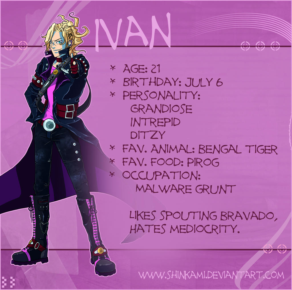 Ivan character sheet by Shinkami on DeviantArt