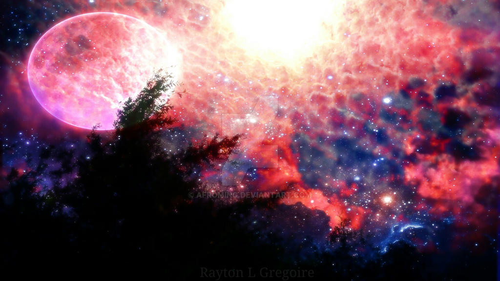 Cosmic Fall by AfroMing on DeviantArt