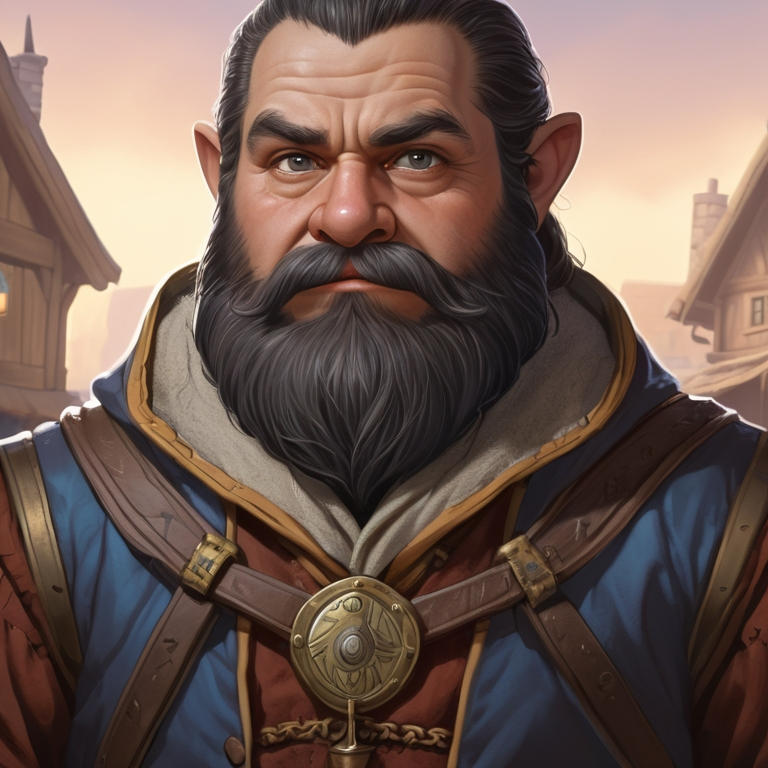 Dwarf Merchant by TheDrimDrim on DeviantArt