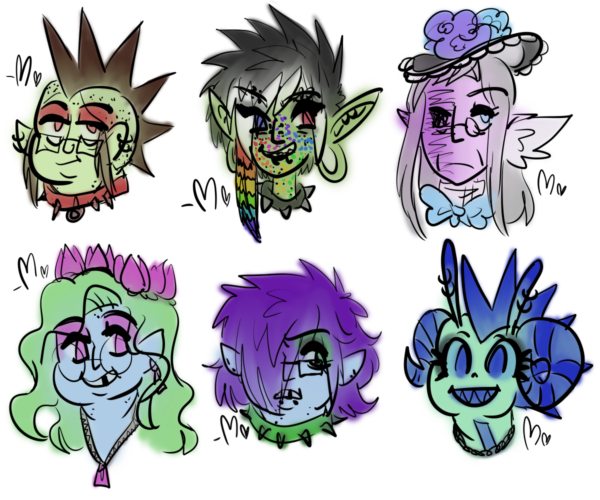 RPG Maker Headshots 01 by StephODell on DeviantArt