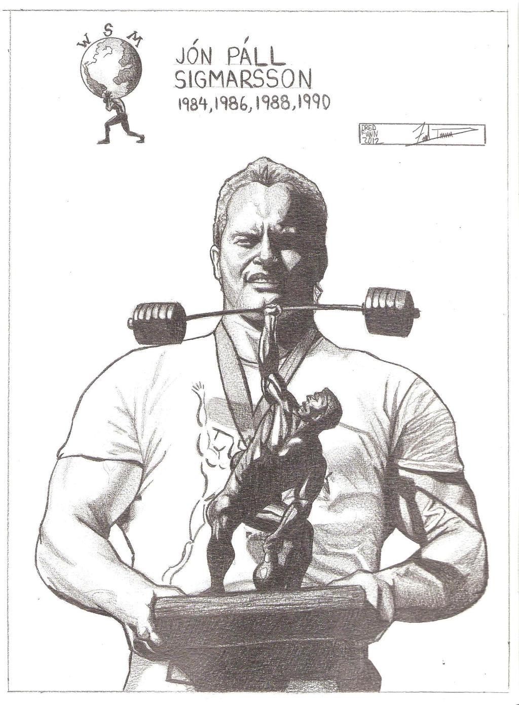 Jon Pall Sigmarsson by DredFunn on DeviantArt Jon Pall Sigmarsson by DredFunn on DeviantArt