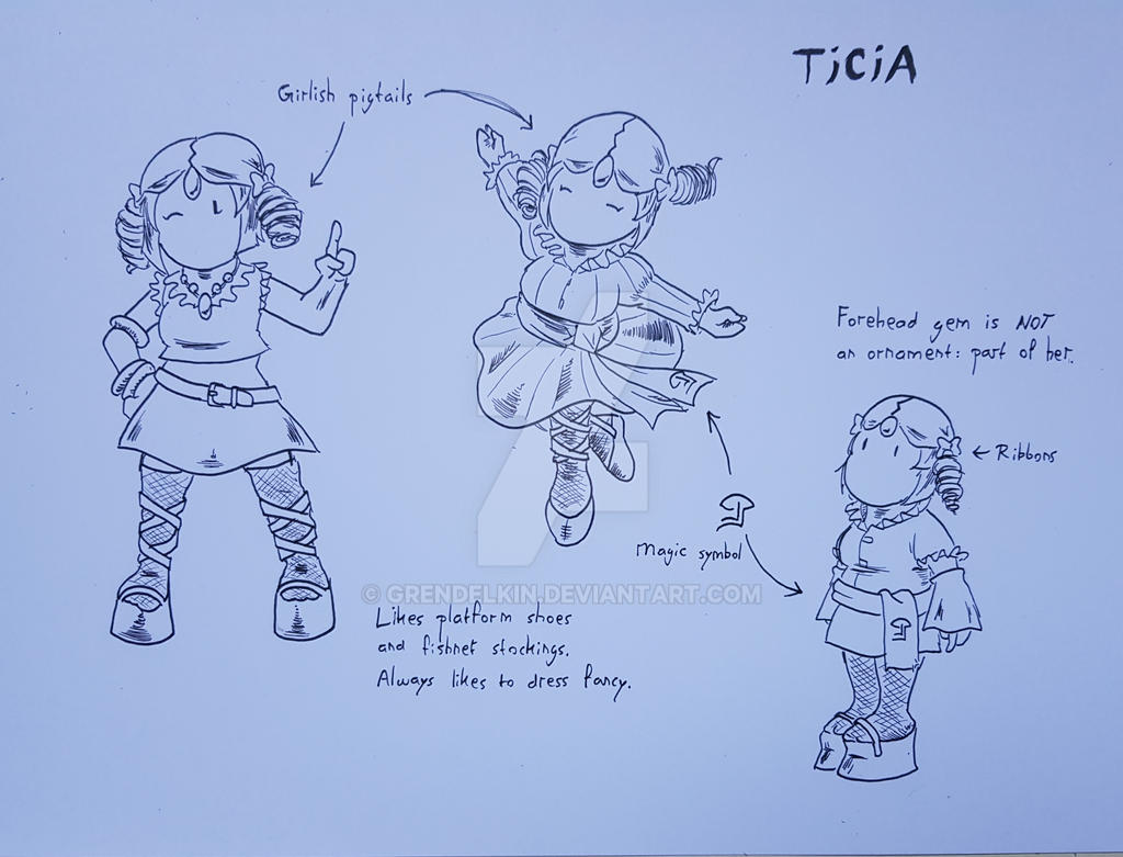 OC sketches: Ticia