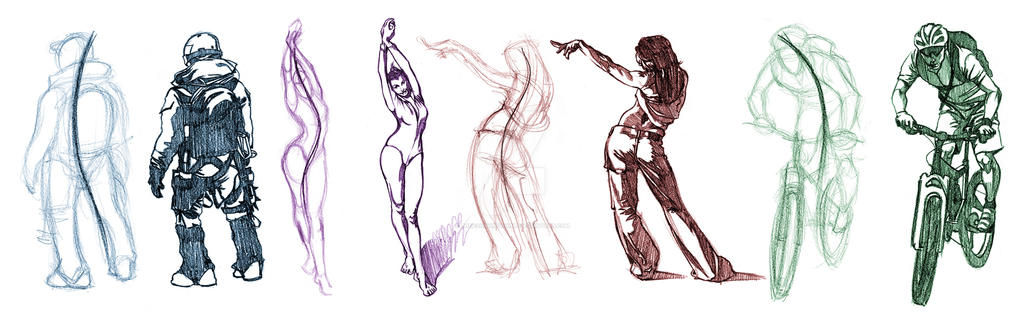 Drawing Process Character Drawing or Painting Process by thelaughingchimp on DeviantArt