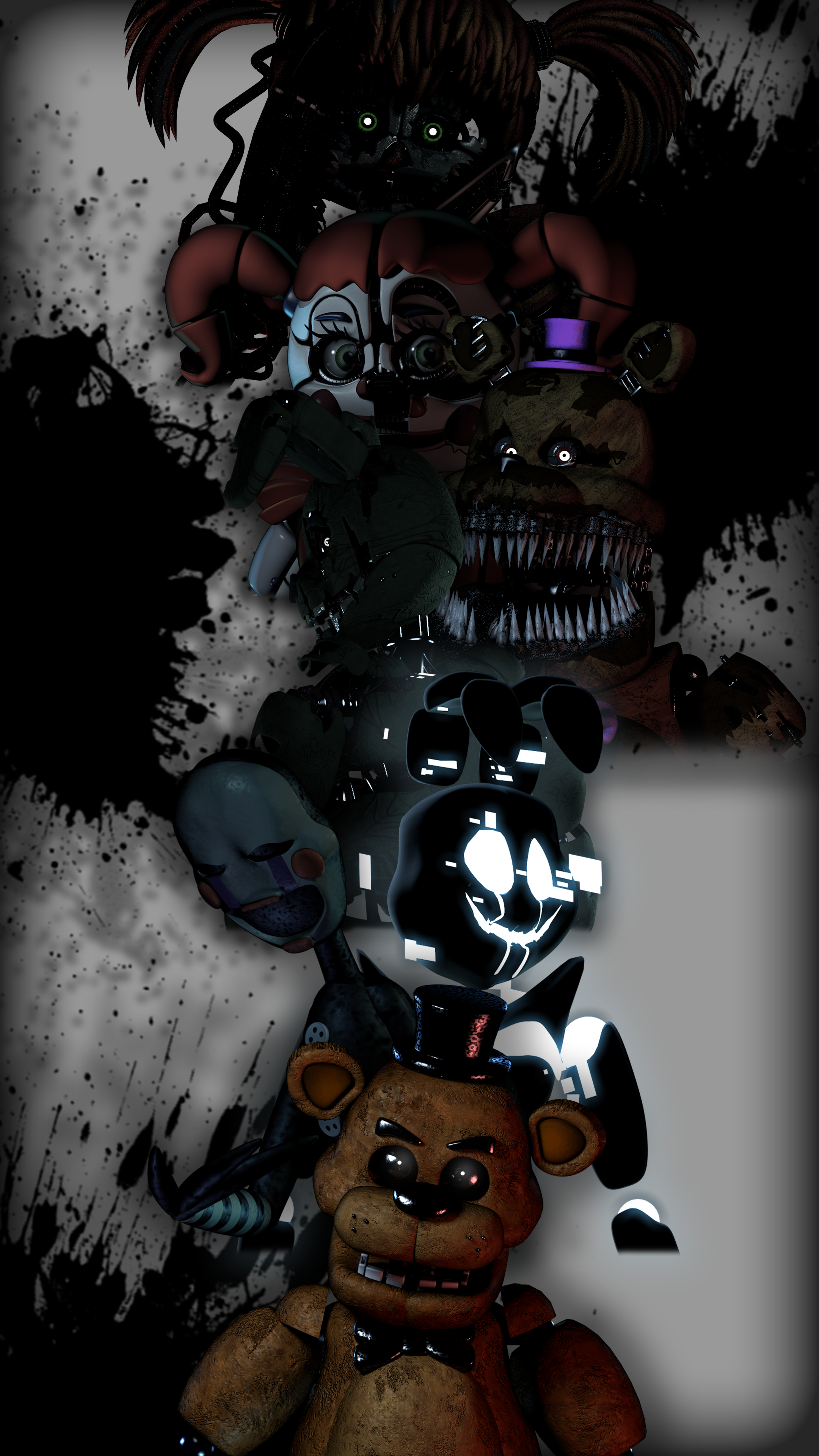 C4D | Five nights at freddys (Remake #3)