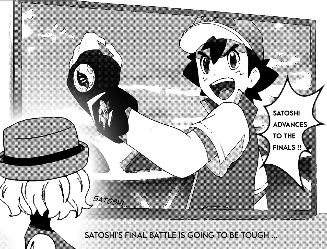 Satoshi Final Battle And Serena by Sato-Serena on DeviantArt