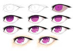 Eye tutorial 2 by Sellenin on DeviantArt