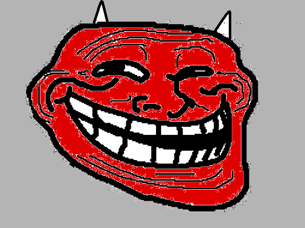 Devil troll face by Askganing on DeviantArt