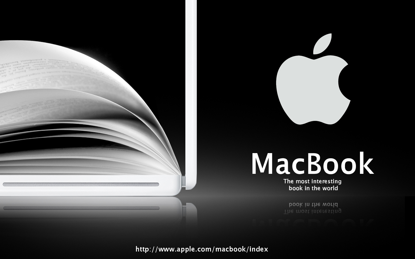 Advert for Apple Macbook