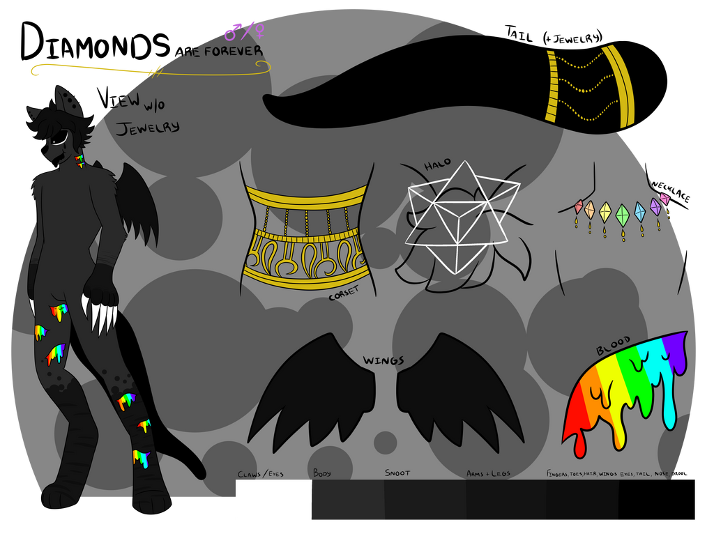 Diamonds Reference Sheet by AstrexCorp on DeviantArt