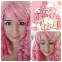 Rose Quartz Make up and Wig