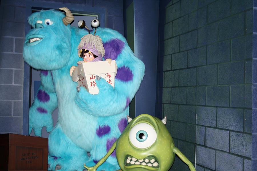 Sully, Mike and Boo.