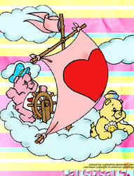 Care Bears Boat Colored