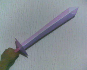 Fionna's Crystal Sword Papercraft