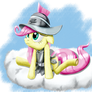 Filly Fluttershy as Private Pansy