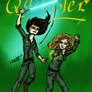 HPMOR: Quibbler cover with Daphne and Hannah