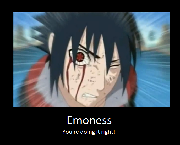 Motivational Poster- Sasuke