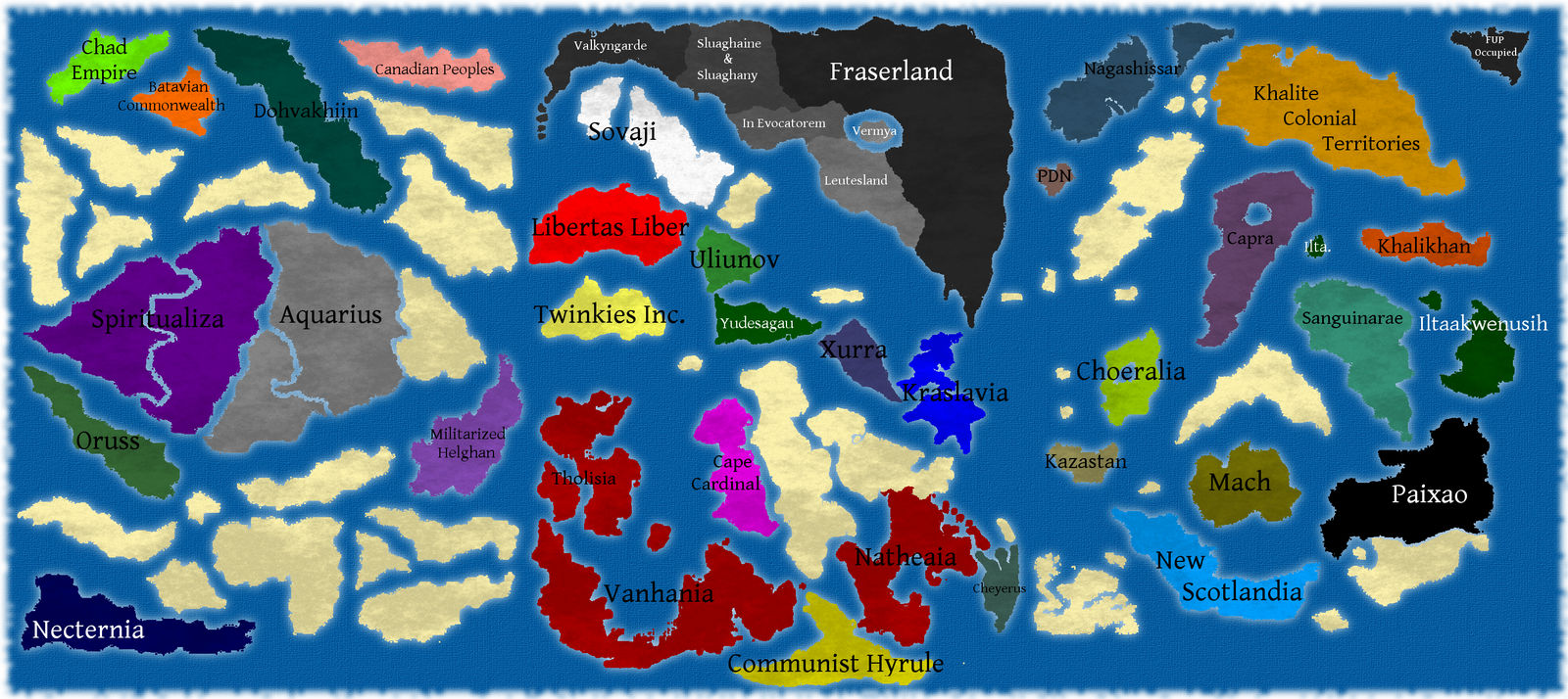 Lerodas World Map May 24, 2013