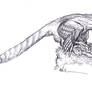 Mantling Dromaeosaur