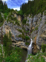 Sprutz Waterfall - Switzerland