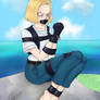 Android 18's First Date (barefoot)