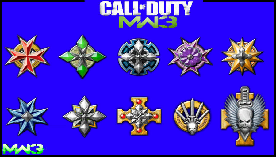 Call Of Duty MW3 - Prestige Emblems by MazTec on DeviantArt