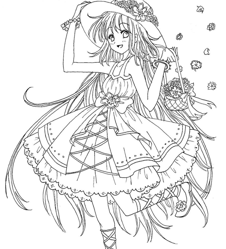 Spring Is Here Line Art by MunMunChan on DeviantArt