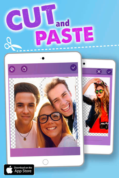 Interface of Cut and Paste app by anastazjaczerny on DeviantArt