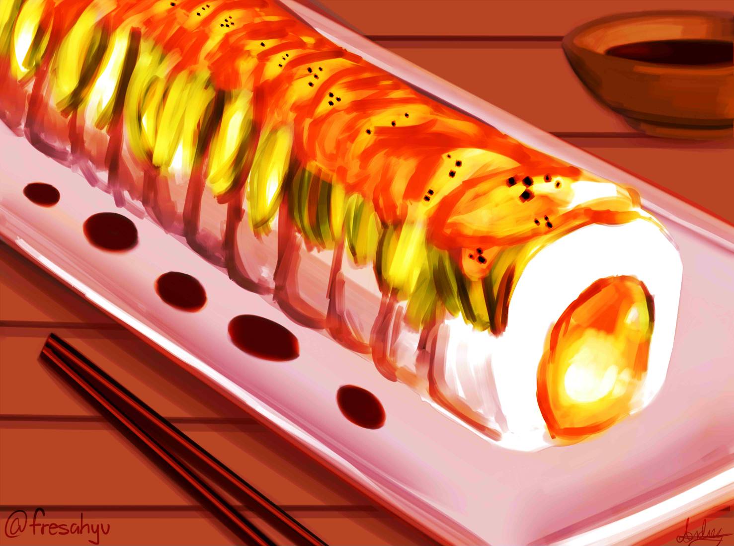 Sushi commission by fresahyu on DeviantArt