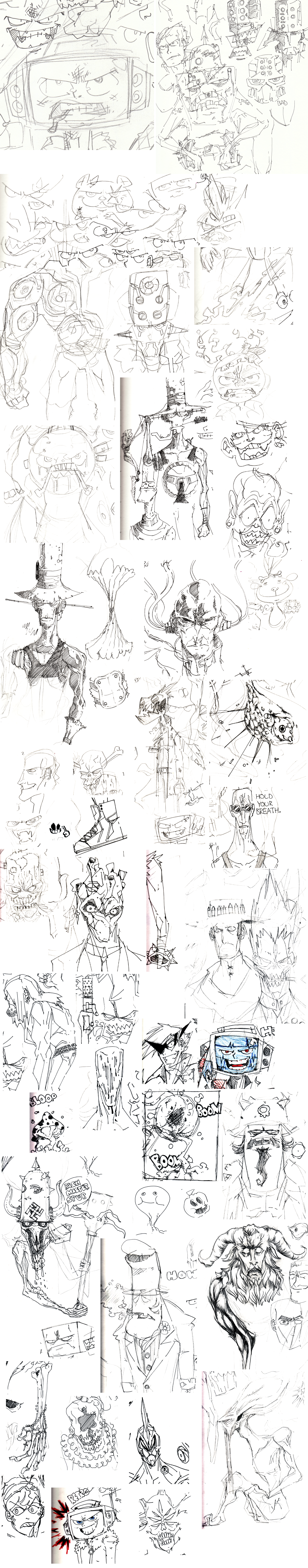 October Sketch Dump